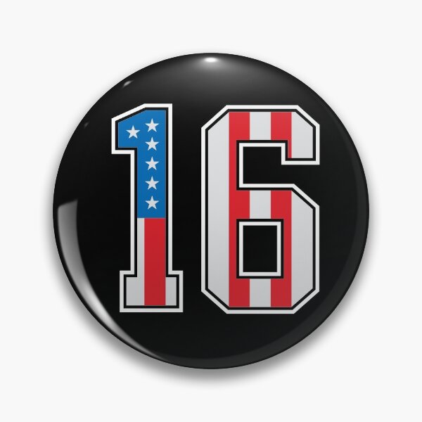 Artikelvorschau, 16 American Classy Numbers 16 Flagge der Vereinigten Staaten entworfen und verkauft von Urosek.