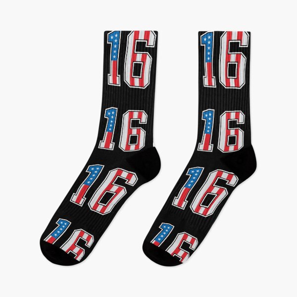 Item preview, 16 American Classy Numbers sixteen United States Flag designed and sold by Urosek.
