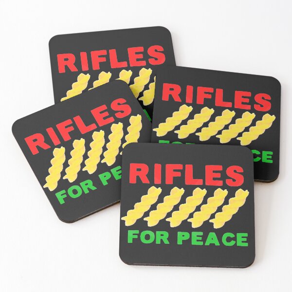 Item preview, Rifles for Peace funny fusili pasta designed and sold by DesignsofNote.