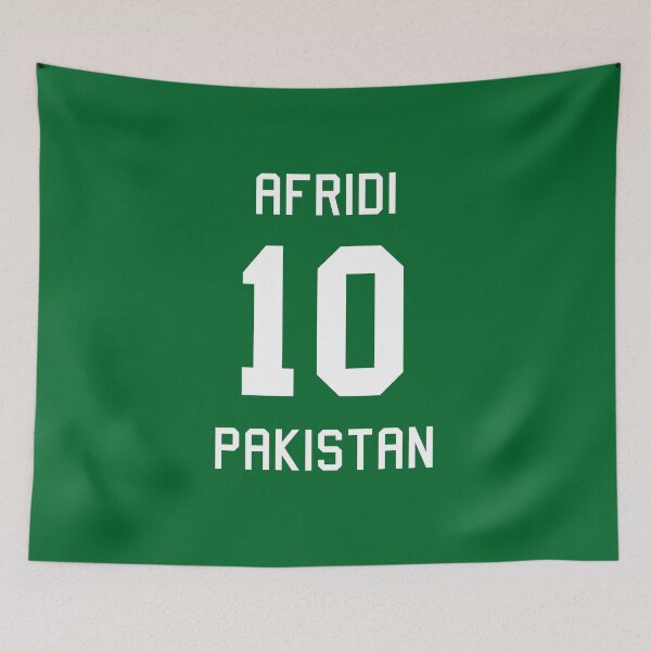 Item preview, Shahid Afridi | 10 | Pakistan Cricket Jersey designed and sold by CHAMPION WARRIOR.