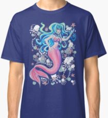 Pink Tailfin Mermaid Classic T-Shirt