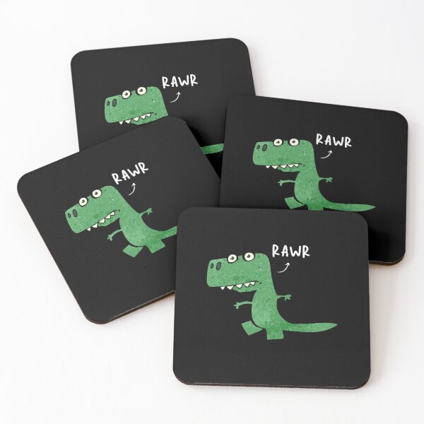 Item preview, Green Dinosaur Rawr Pet Cute Funny Happy Sarcastic Spiritual Animal Birthday Gift designed and sold by EpsilonEridani.
