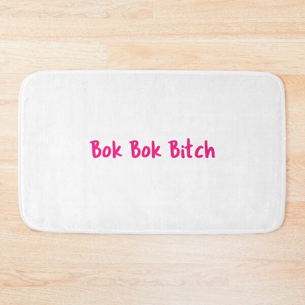 Item preview, Bok Bok Bitch -Crazy Rich Asians Design in PinkText- because Chickens are Bitches! designed and sold by katiekendall.