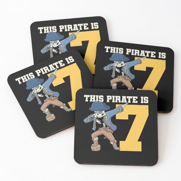 Item preview, 7th Birthday Pirate Dabbing Seven Years Old designed and sold by CreativeGiftShp.