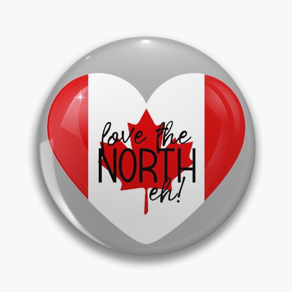 Item preview, Love the North, Eh! (on grey) designed and sold by PawsitiveMum.