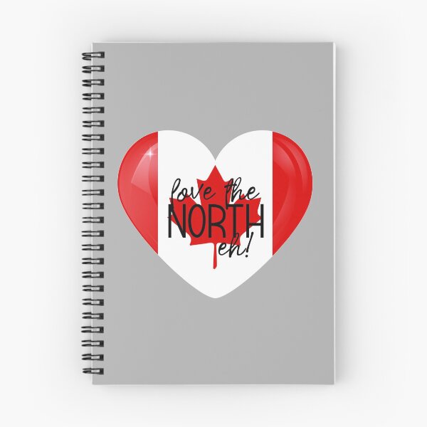 Item preview, Love the North, Eh! (on grey) designed and sold by PawsitiveMum.
