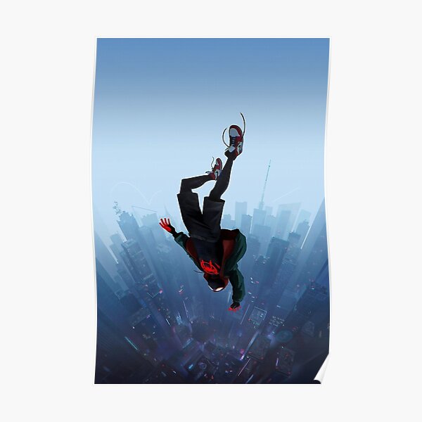 Miles Morales jump Poster