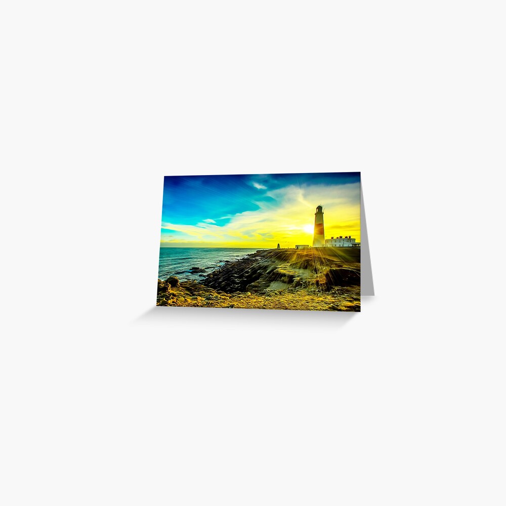 Portland Bill Greeting Card