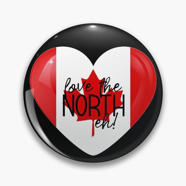 Item preview, Love the North, Eh! (on black) designed and sold by PawsitiveMum.