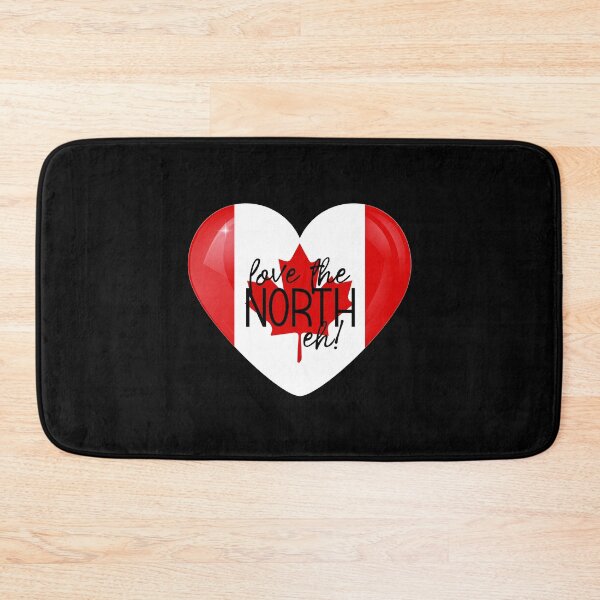 Item preview, Love the North, Eh! (on black) designed and sold by PawsitiveMum.