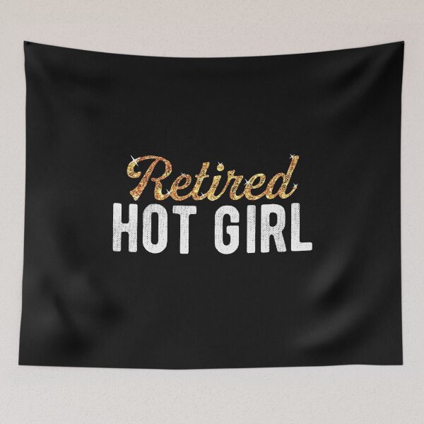 Item preview, Retired Hot Girl cute lettering funny gift designed and sold by alenaz.