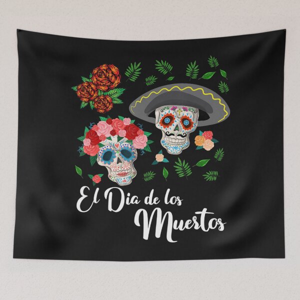 Item preview, Diia De L0s Muert0s Skull Day Of The Dead Camiseta designed and sold by Rreget63.