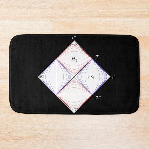 Item preview, penrose diagram, general relativity and physics designed and sold by NoetherSym.