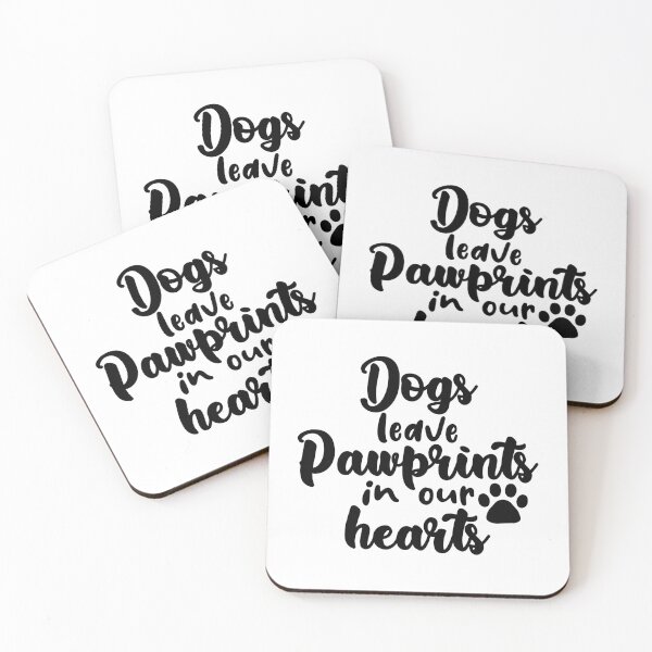 Item preview, Dogs leave pawprints in our hearts designed and sold by AnisosPteron.