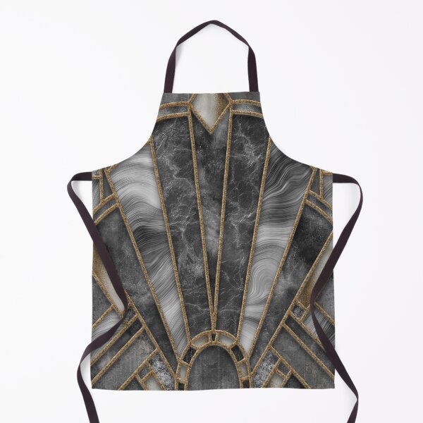 Item preview, Elegant Grey Stained Glass Art Deco Window With Marble And Gemstone designed and sold by artsandsoul.