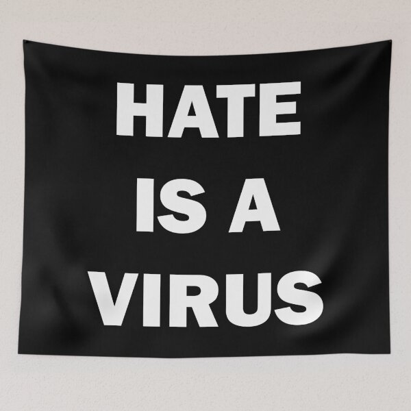 Item preview, Hate is a virus designed and sold by ValentinaHramov.