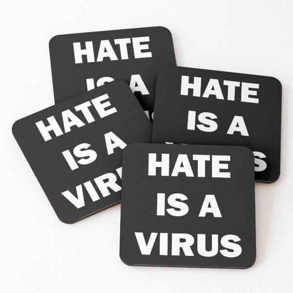 Item preview, Hate is a virus designed and sold by ValentinaHramov.