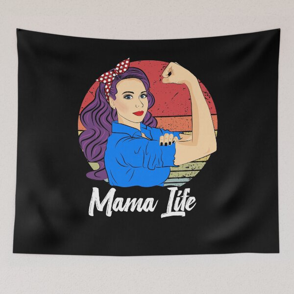 Item preview, Mama Life Vintage Retro Sunset Mother’s Day designed and sold by ZNOVANNA.
