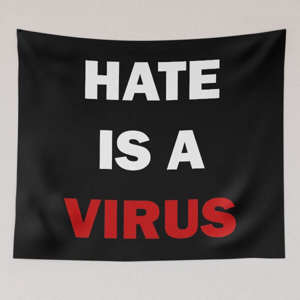 Item preview, Hate is a virus designed and sold by ValentinaHramov.
