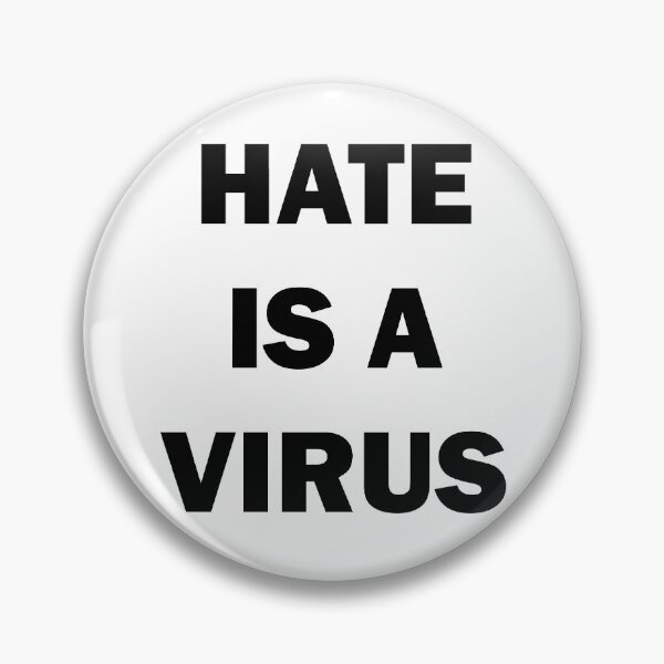 Item preview, Hate is a virus designed and sold by ValentinaHramov.