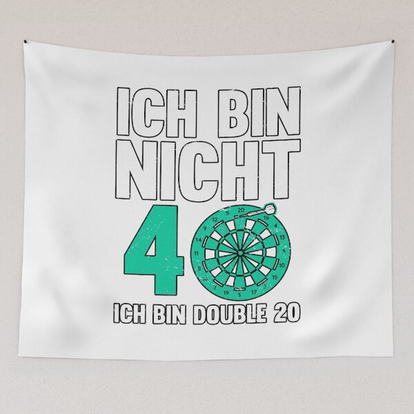 Item preview, 40th Birthday Dart 40 Years Double 20 Gift designed and sold by redshirtz.