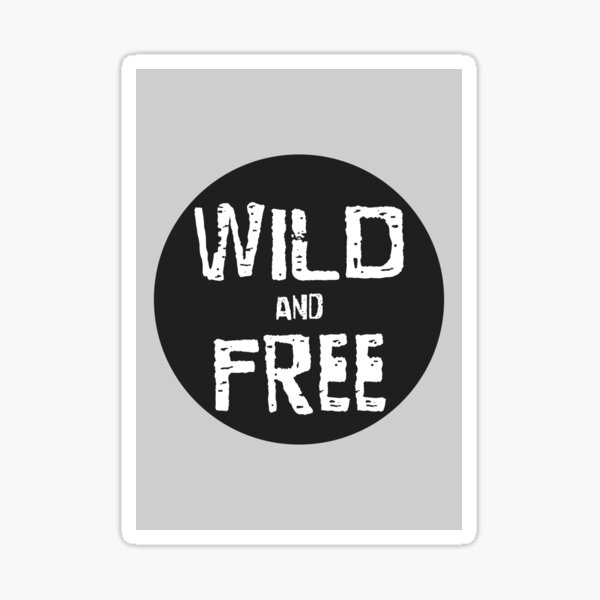 Vista previa del artículo con la obra «Salvaje y libre», diseñado y vendido por Pine Lime Designs.