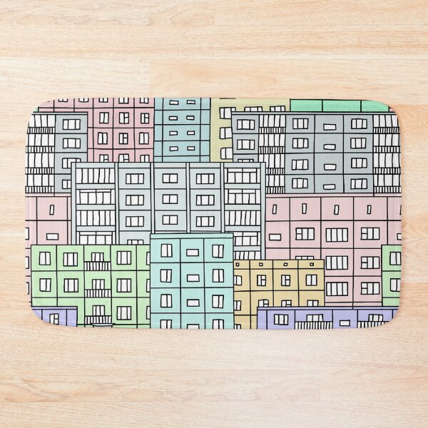 Item preview, CITY PATTERN BLUE designed and sold by Valeria Agibalova.