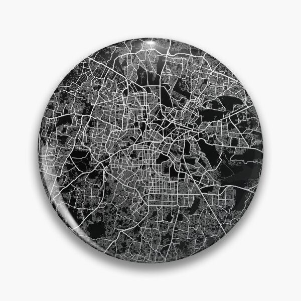 Item preview, Bengaluru City Map of India - Full Moon designed and sold by deMAP.