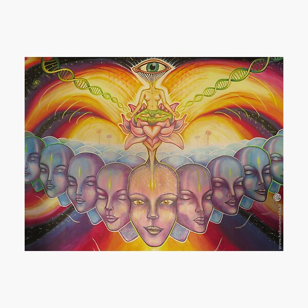 Visionary Lotus Photographic Print
