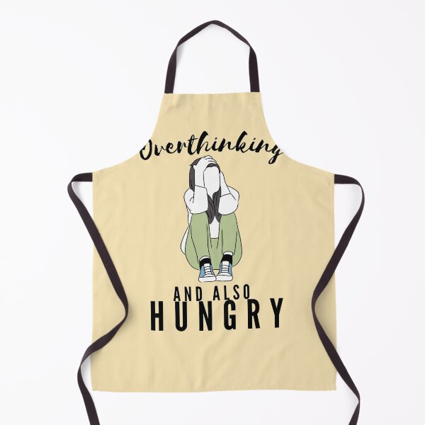 Item preview, Funny Busy Overthinking and also Hungry- black text- lady Version designed and sold by EvaWolf.