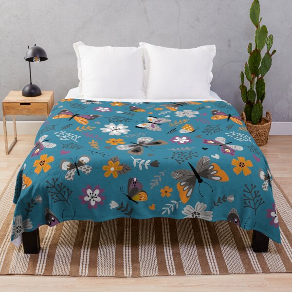 Item preview, Butterflies and Flowers 2 designed and sold by B & K Store.
