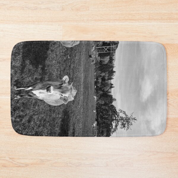 Item preview, A Cow in a Fresh Green Field (black and white edit) designed and sold by Grace Feucht.