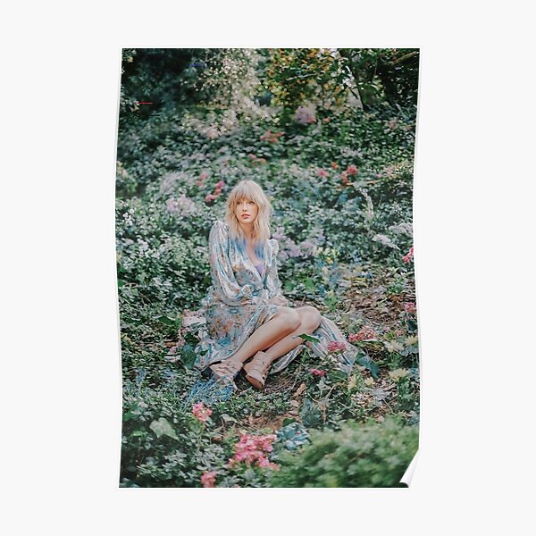 Sitting On Garden Poster