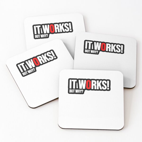 Item preview, It works! But why? designed and sold by TopsellerShirts.