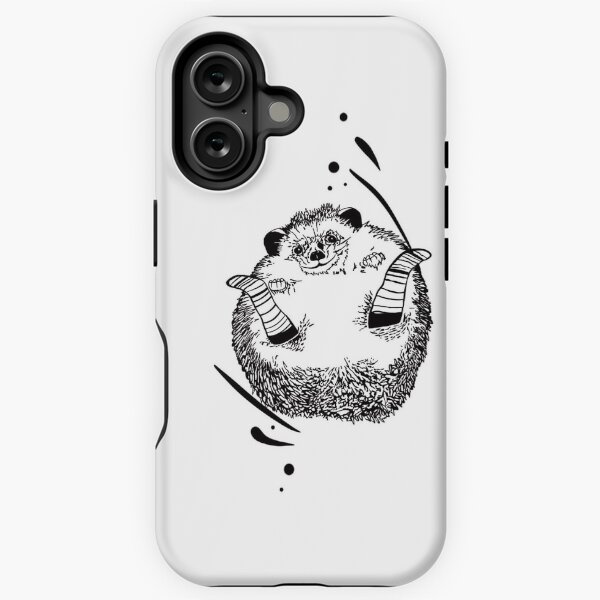 Cute hedgehog socks.  iPhone Tough Case