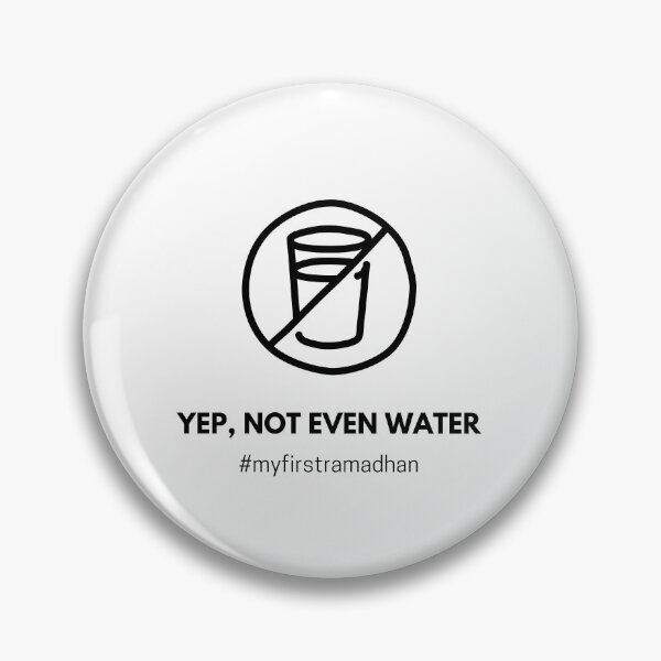 Artikelvorschau, Ramadhan scherzt nicht einmal Wasser entworfen und verkauft von Arinom.