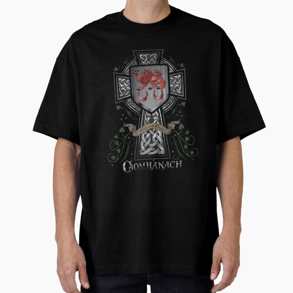 Caomhánach Celtic Cross Oversized T-Shirt
