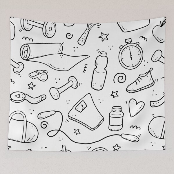 Item preview, Healthy Life Repeating Pattern designed and sold by fahadabu.