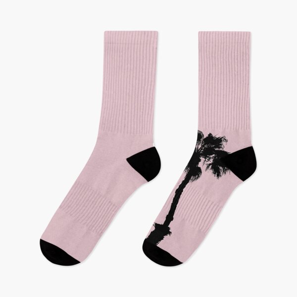 Item preview, Palm Tree Silhouettes On Pink designed and sold by by-jwp.