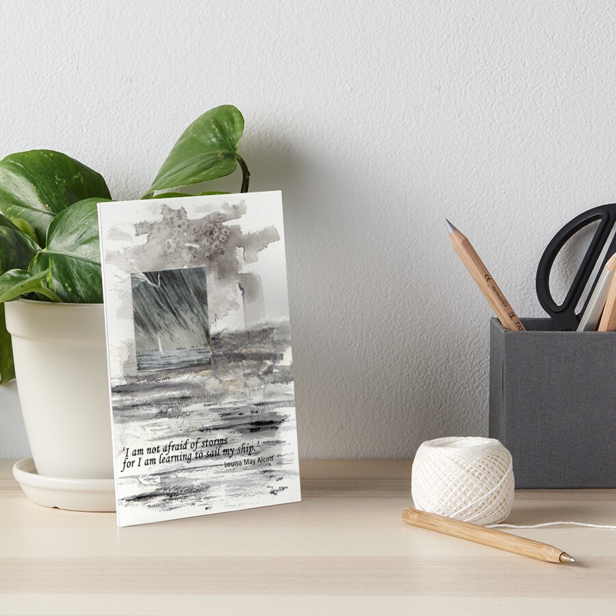 Item preview, Art Board Print designed and sold by LisaLeQuelenec.