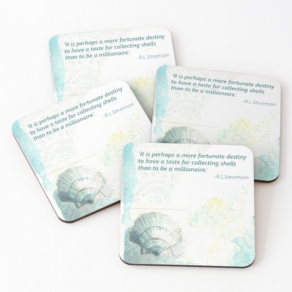 Item preview, '...a taste for collecting shells...' R. L. Stevenson designed and sold by LisaLeQuelenec.