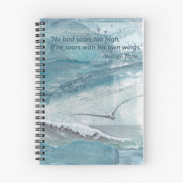 Item preview, 'No bird soars too high if he soars with his own wings - Blake designed and sold by LisaLeQuelenec.