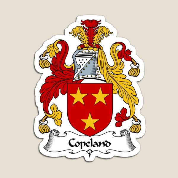 Item preview, Copeland Coat of Arms / Copeland Family Crest designed and sold by ScotlandForever.