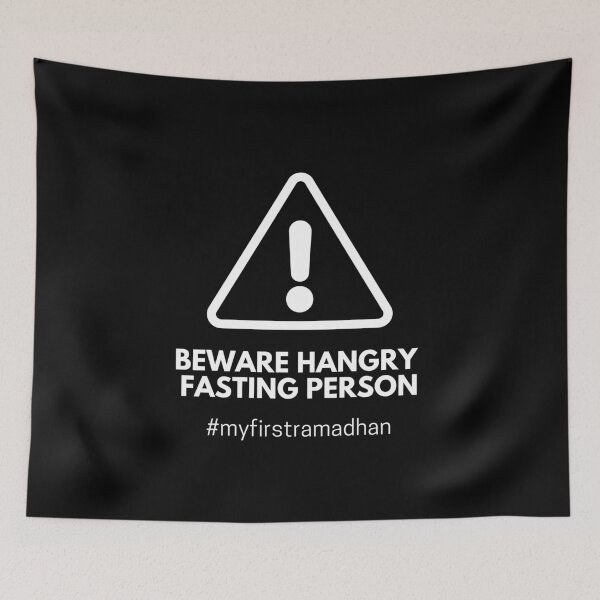 Item preview, Beware hangry fasting person ramadan joke designed and sold by Arinom.