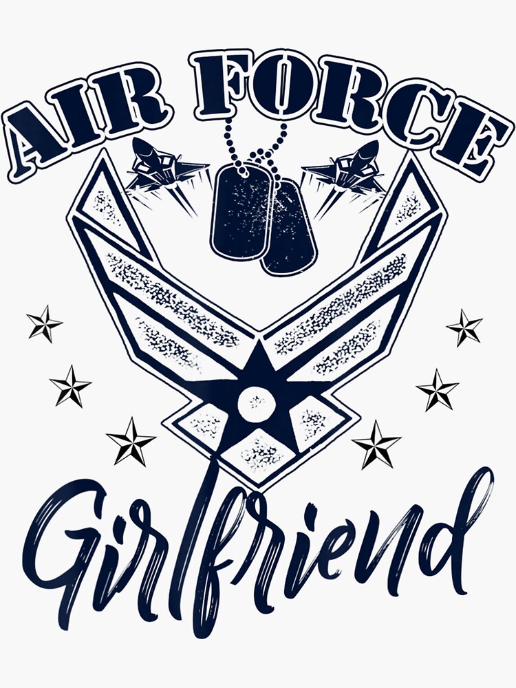 Air force girlfriend online sweatshirt