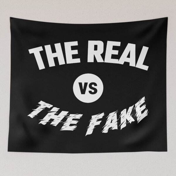 Item preview, The Real Vs The Fake designed and sold by YOYOCollection.