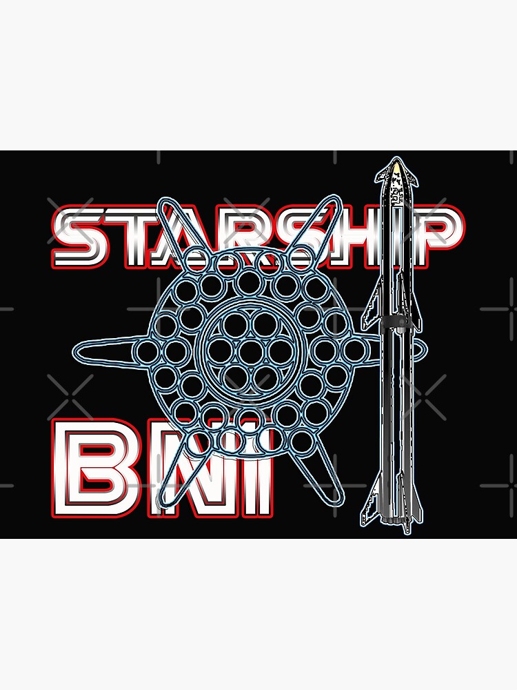Disover Starship BN1 Premium Matte Vertical Poster
