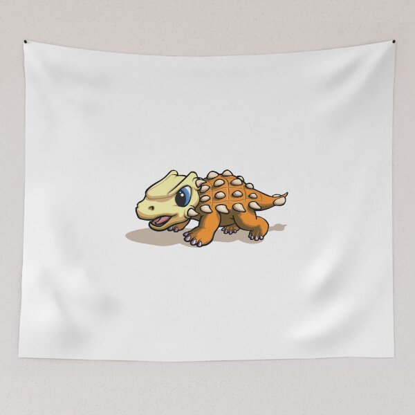 Item preview, Mad dinosaur in cartoon style designed and sold by binti163.