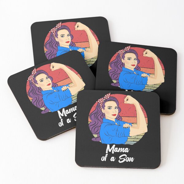 Item preview, Mama of a Son Vintage Mother’s Day Sunset Retro Women designed and sold by ZNOVANNA.