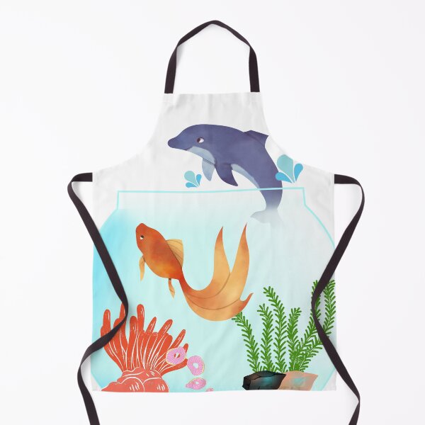 Item preview, Ocean Tie Dye Dolphin scenary designed and sold by PCpallavi.